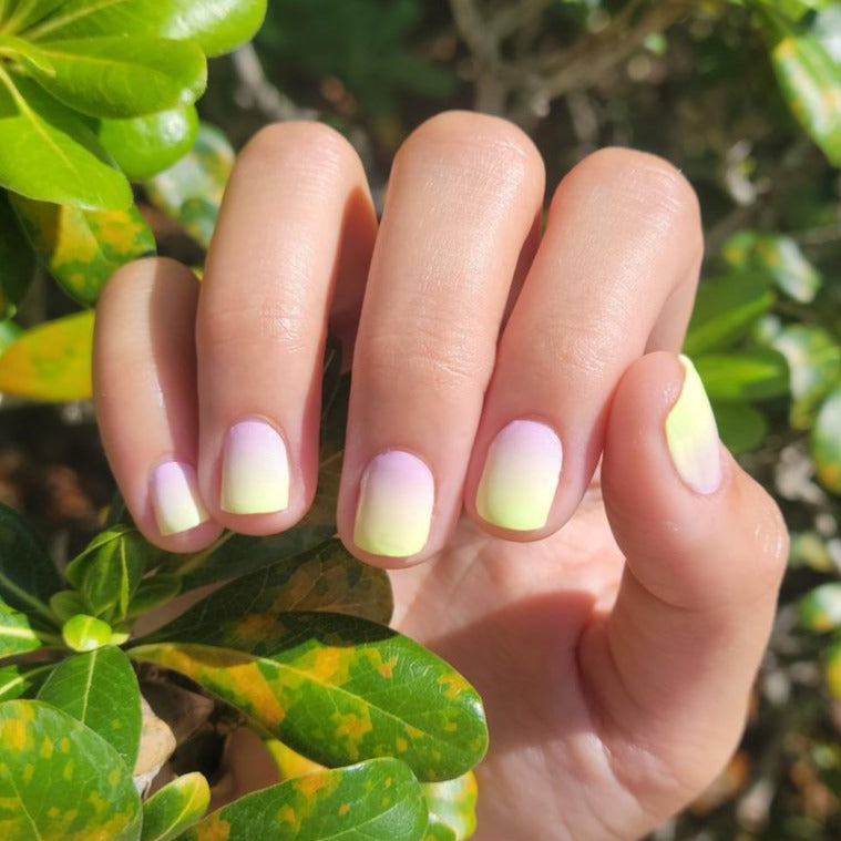 Pastel Yellow and Pink Ombre Nail Wrap - Summer Nail Designs – Pretty Fab  Nails