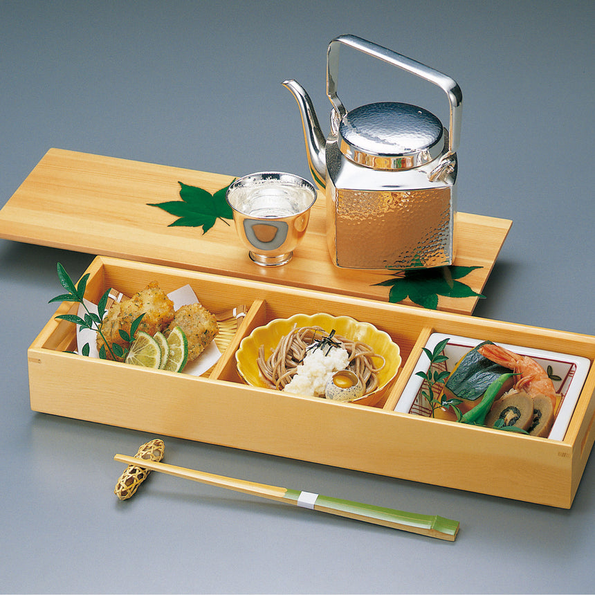 送料無料・選べる4個セット 【時代 段重 蒔絵 箸 花見弁当】骨董