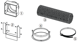 Kit canalizzazione MCZ Comfort Air BASIC VN