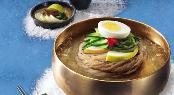Cold Noodles with Radish Kimchi Broth