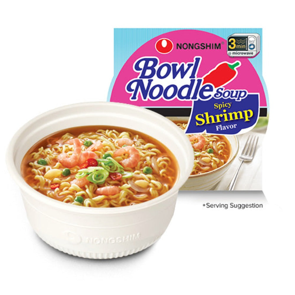 Nongshim® Hot & Spicy Bowl Noodle Soup, 3.03 oz - Food 4 Less