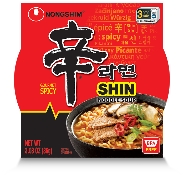 NONG SHIM BOWL KIMCHI - NOODLES ISTANTANEI 12x100g - Global