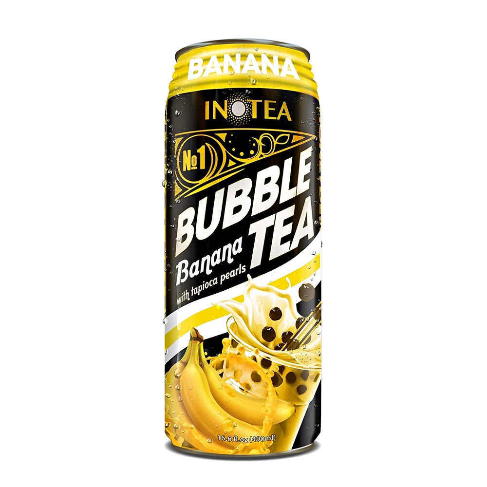 Inotea Bubble Tea Brown Sugar 16.6fl.oz, 버블티 브라운슈가 490ml 