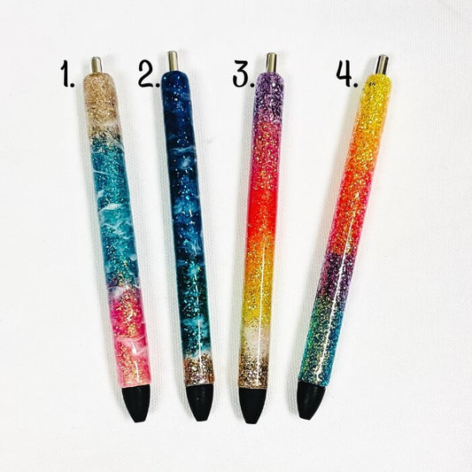 Glitter Pens, epoxy resin pens, teacher gift, personalized pen,  personalized gift, pencil pen, watermelon pen Papermate Inkjoy pens, leopard