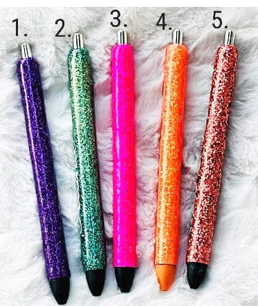 Day Of the Week Glitter Pens - Personalized Pens – Vinyl Chaos