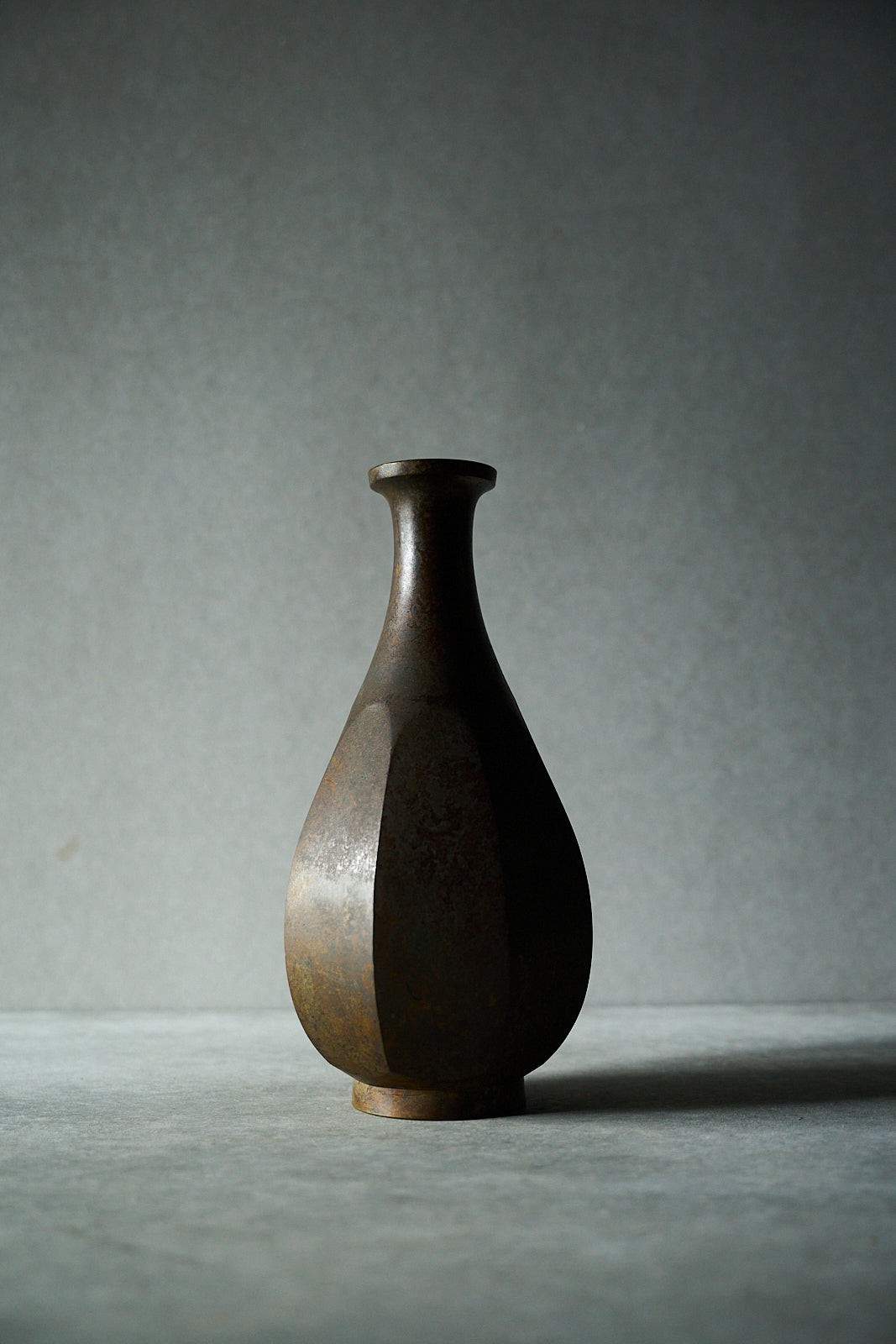 Shoun Cast Copper Flower Vase