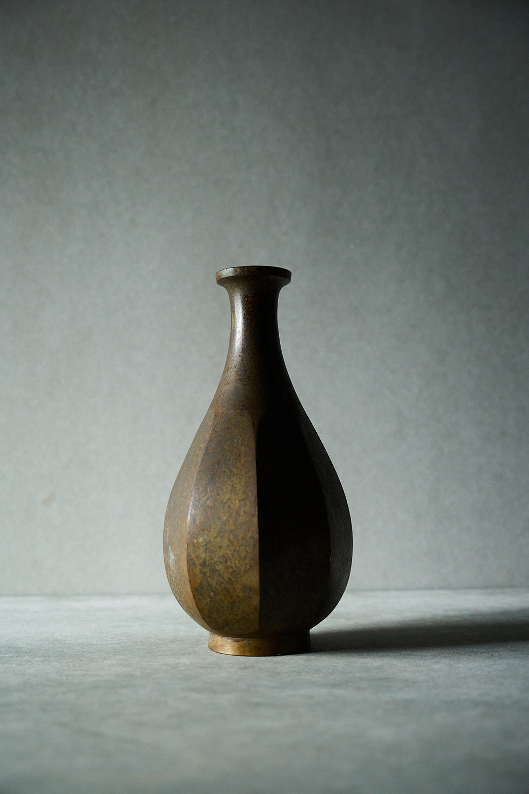 Shoun Cast Copper Flower Vase