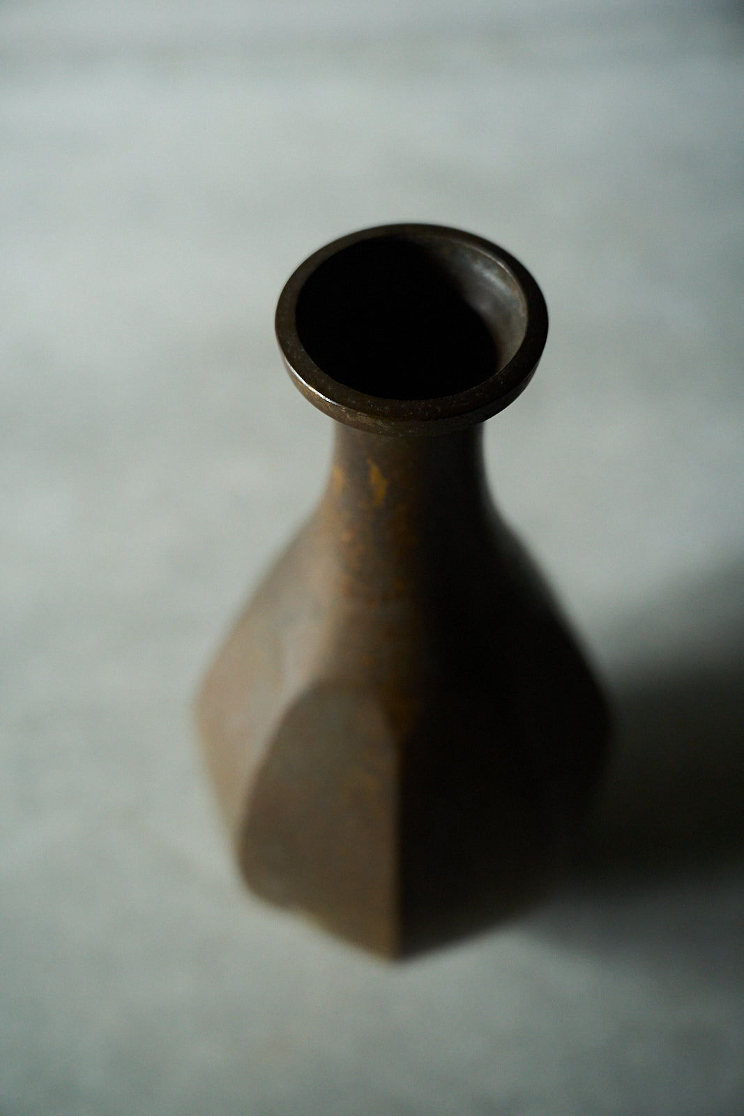 Shoun Cast Copper Flower Vase