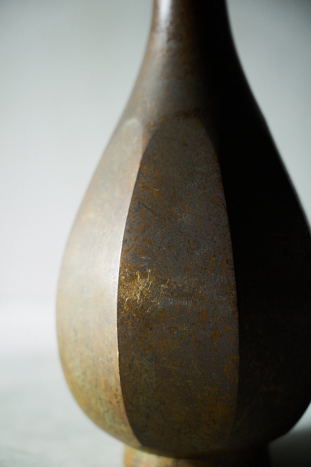 Shoun Cast Copper Flower Vase