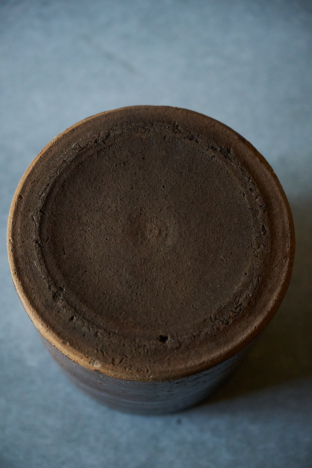 Brown Glaze Herring Pot