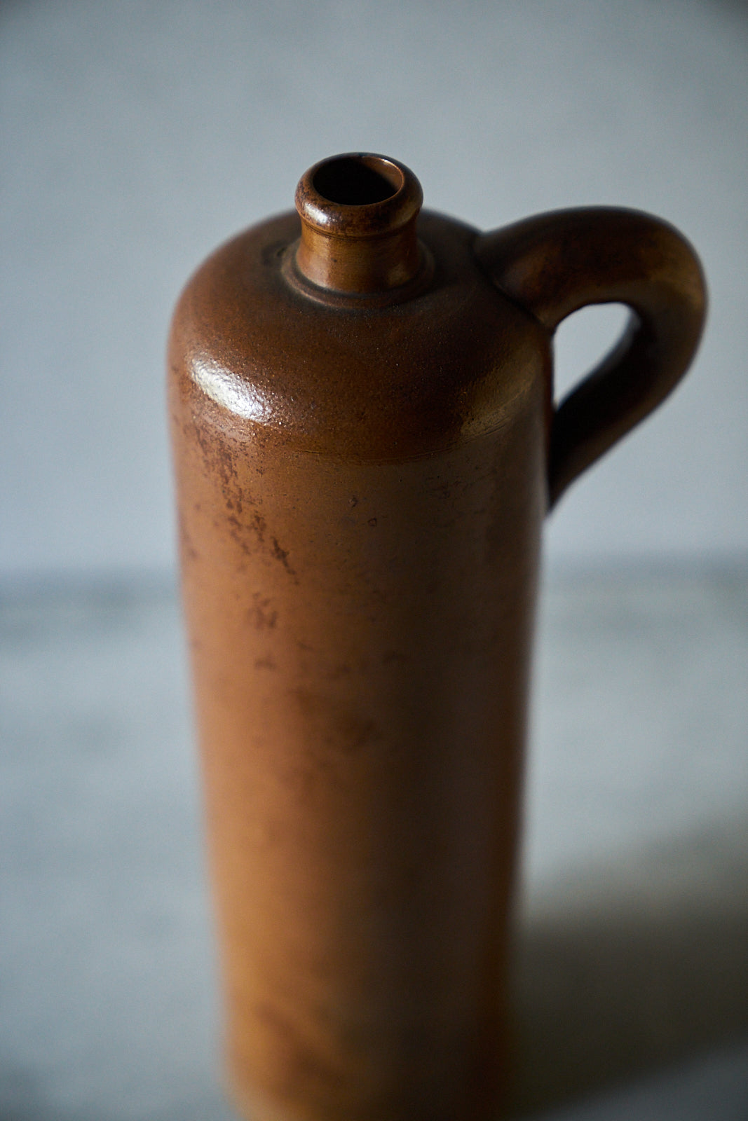 Brown Glaze Mineral Water Bottle