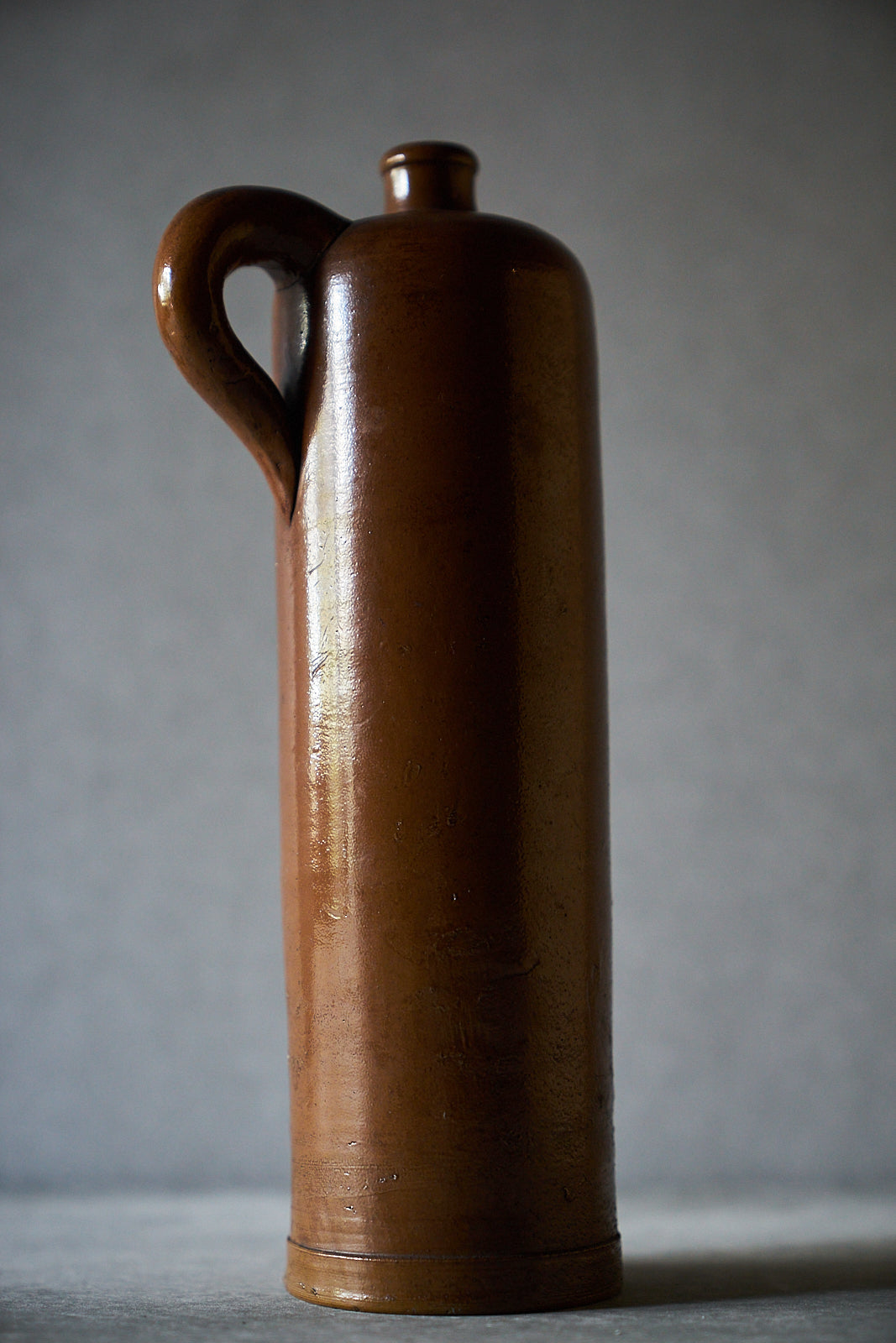 Brown Glaze Mineral Water Bottle