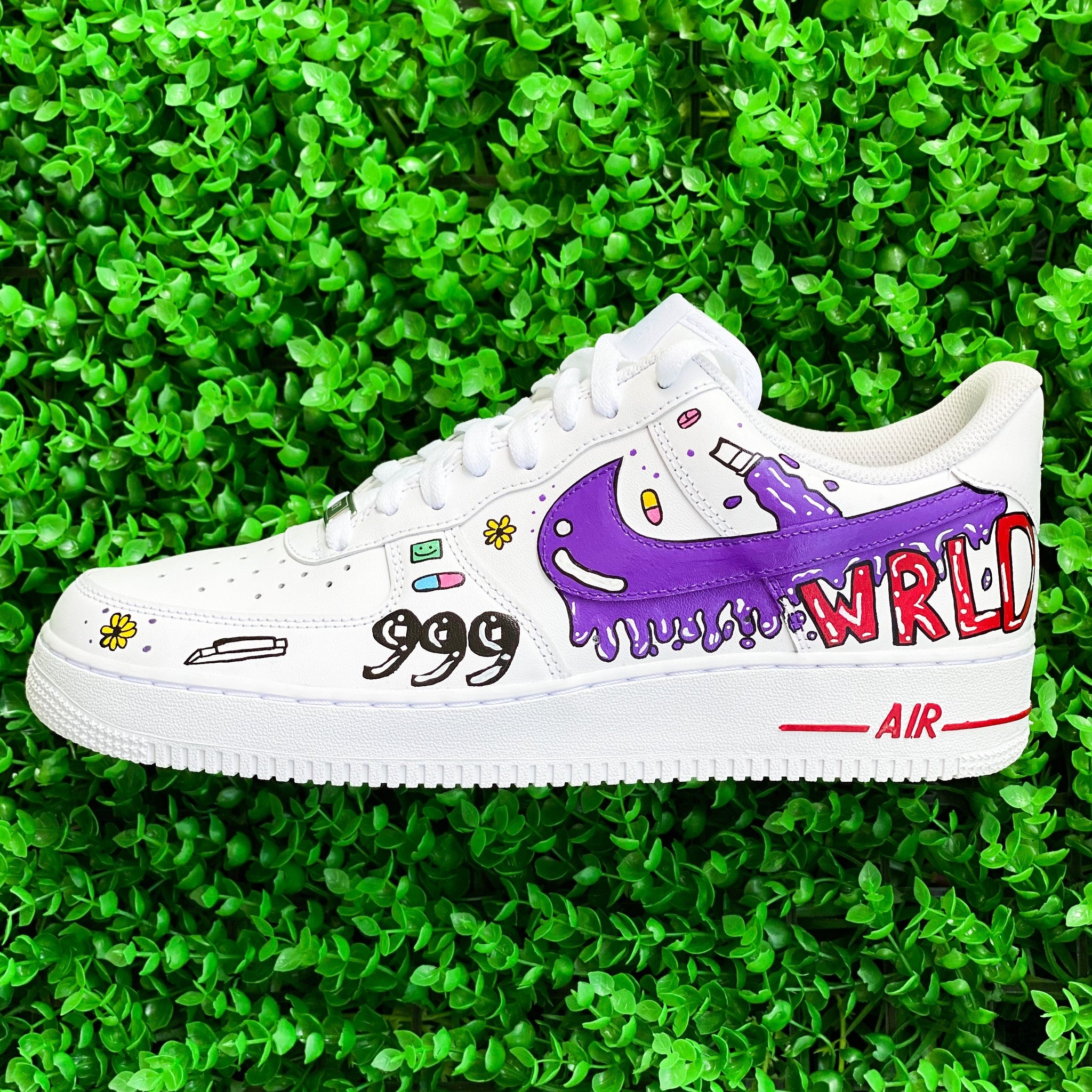 juice wrld custom air force ones