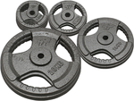 CAST IRON WEIGHT PLATES, PAIRS.5-40kg
