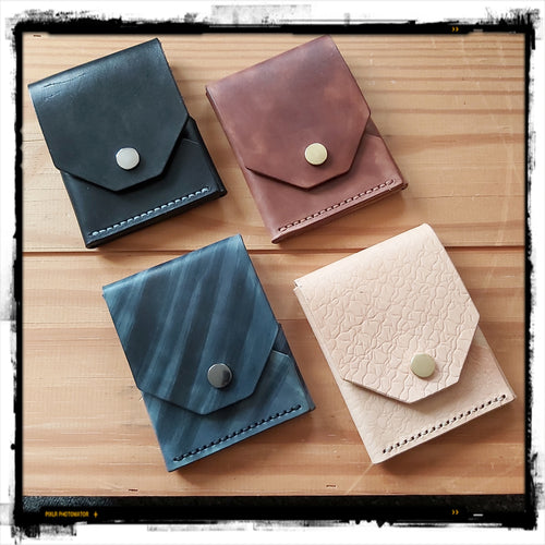 Marbling Letter Envelope Style Business Card Holder – AV LEATHERCRAFT