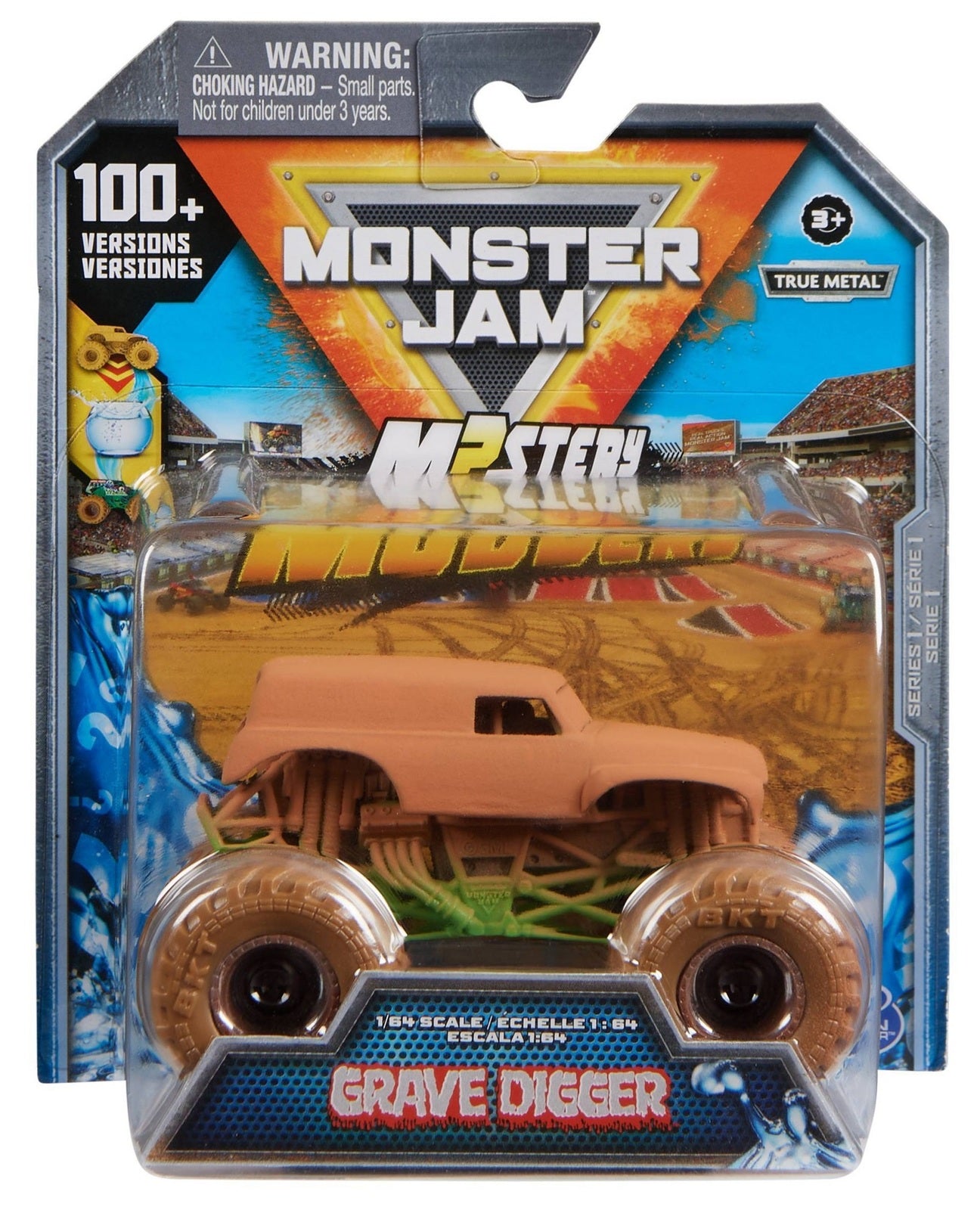 Hot Wheels Monster Trucks 1:24 Scale Vehicles, Collectible Die-Cast Metal  Toy Trucks with Giant Wheels & Stylized Chassis, Gift for Kids Ages 3 Years