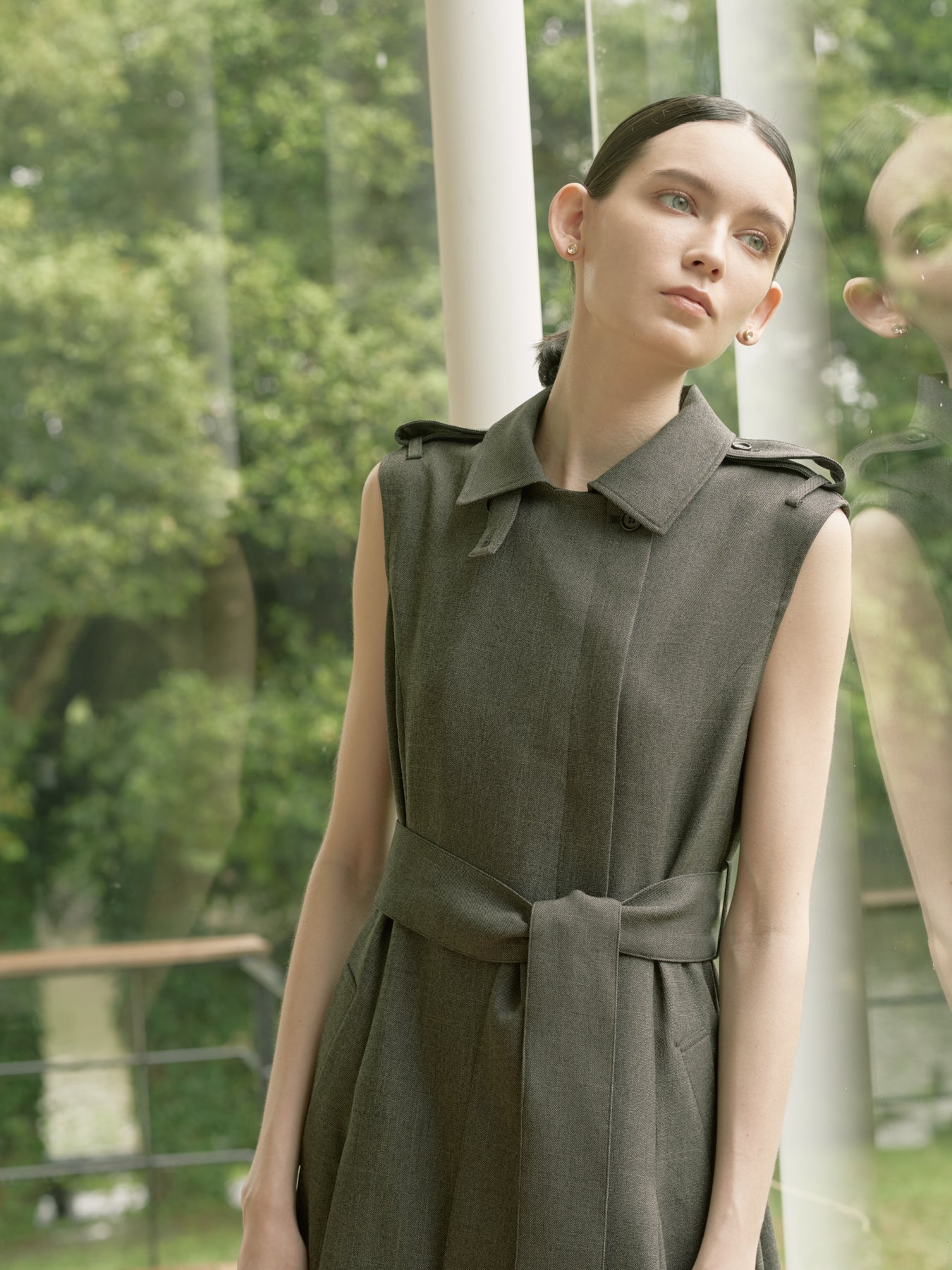 L'or ロル Sleeveless Coat Dress | eclipseseal.com