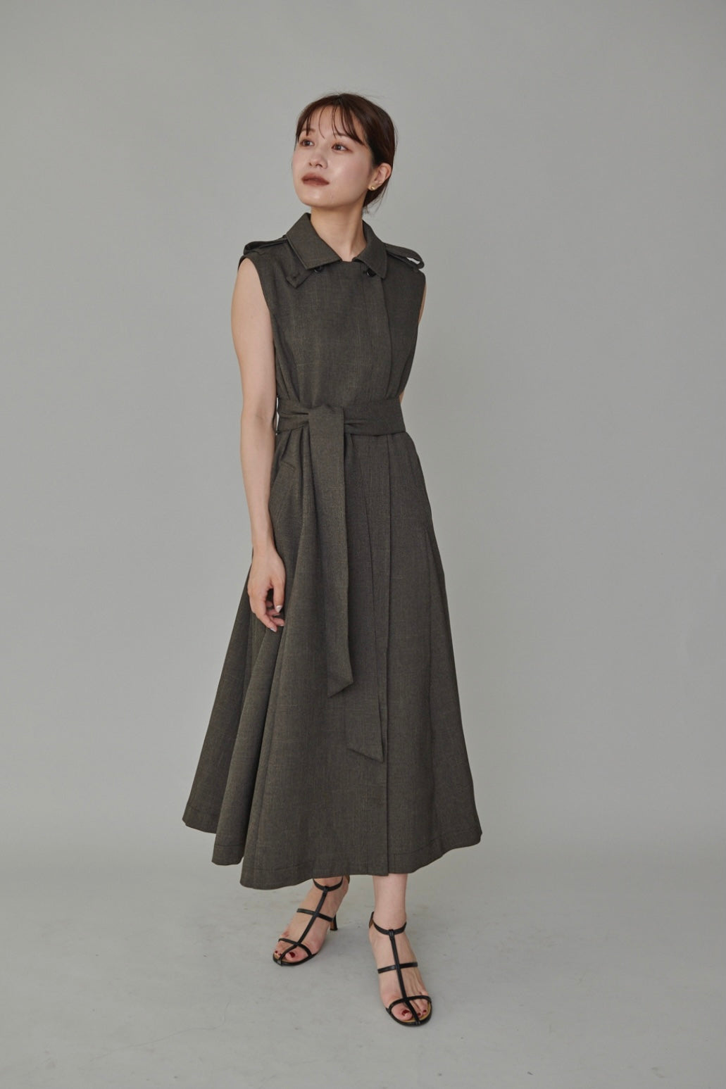 最大71%OFFクーポン L'or Sleeveless Coat Dress sleepyhollowevents.com