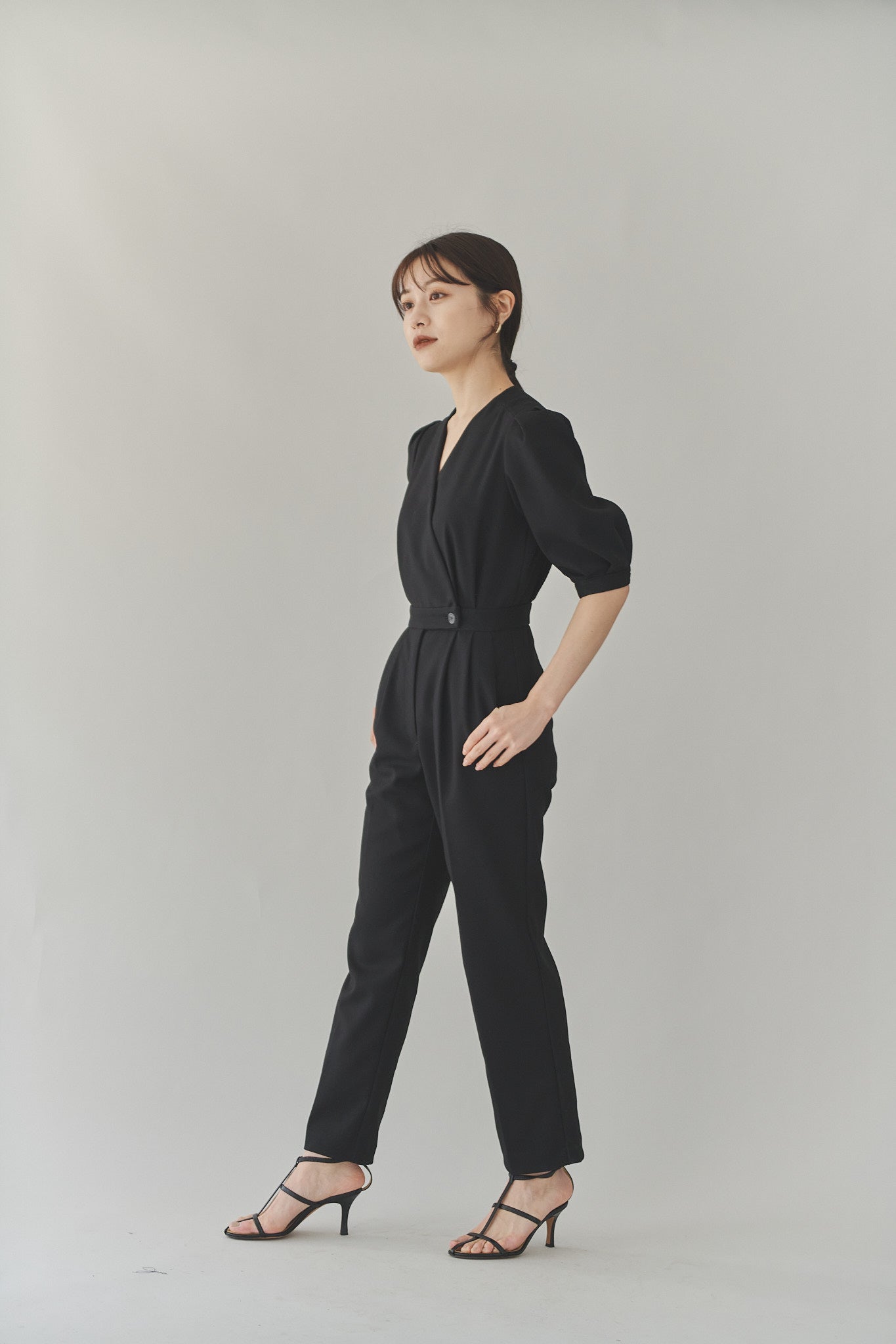 L'Or Cache-coeur Jumpsuit - オールインワン