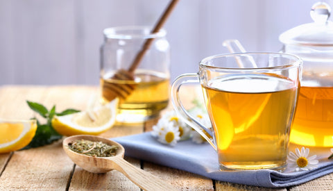 Orange and honey herbal tea