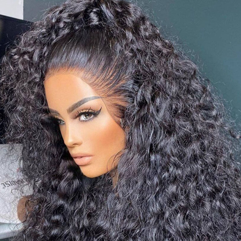 360 lace front water wave wig