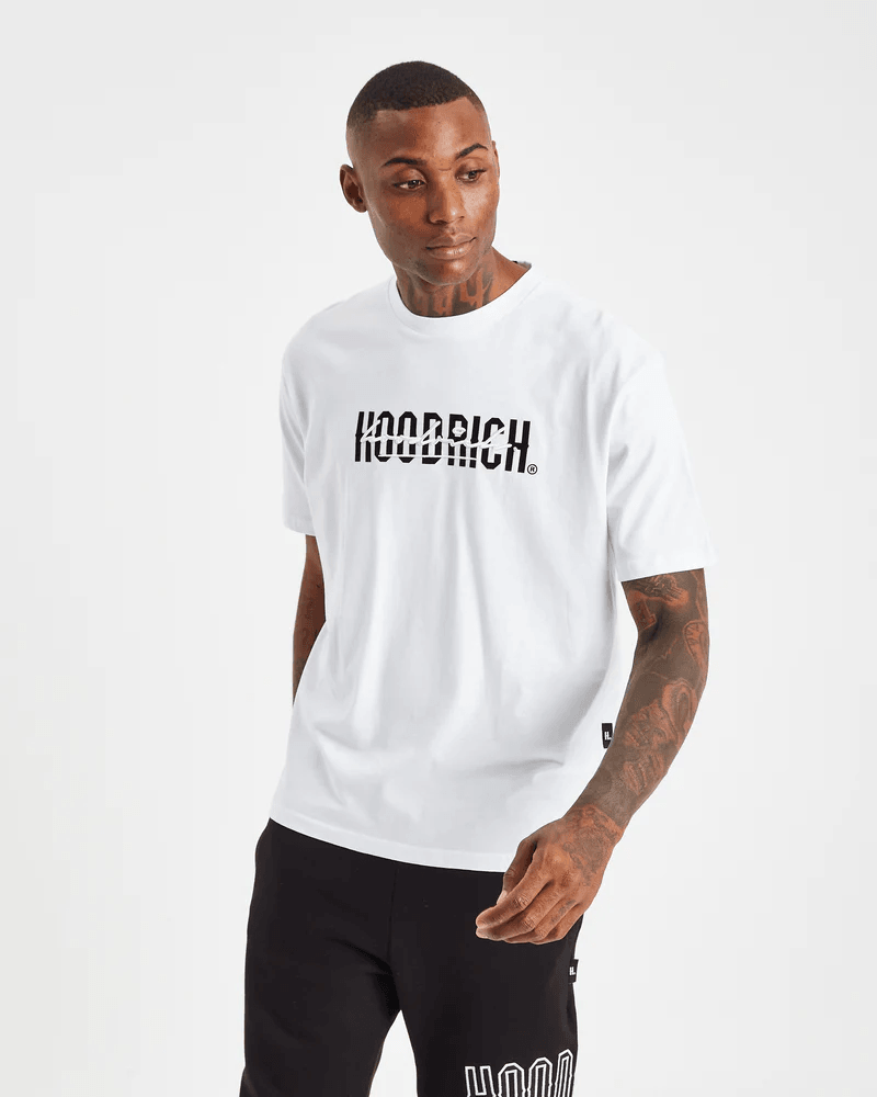 Hoodrich OG Stack T-Shirt - White/Black - Men's – Urban Menswear