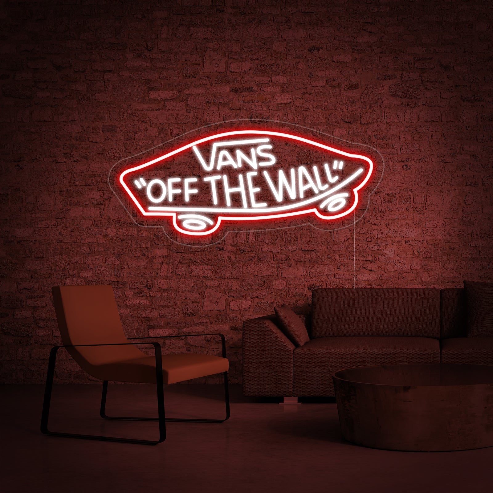 Vans Off The Wall Neonschrift - HAPPYNEON