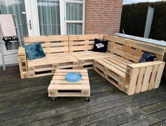 plank ironie musical Pallet Loungesets