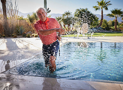 Fred Couples with basketball