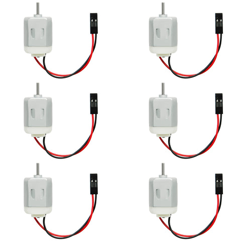 Motor micro eléctrico tipo 130 para DC 1V-6V pequeño motor eléctrico Hobby  para bricolaje juguetes proyectos de ciencia Mini para DC Motor D Motor