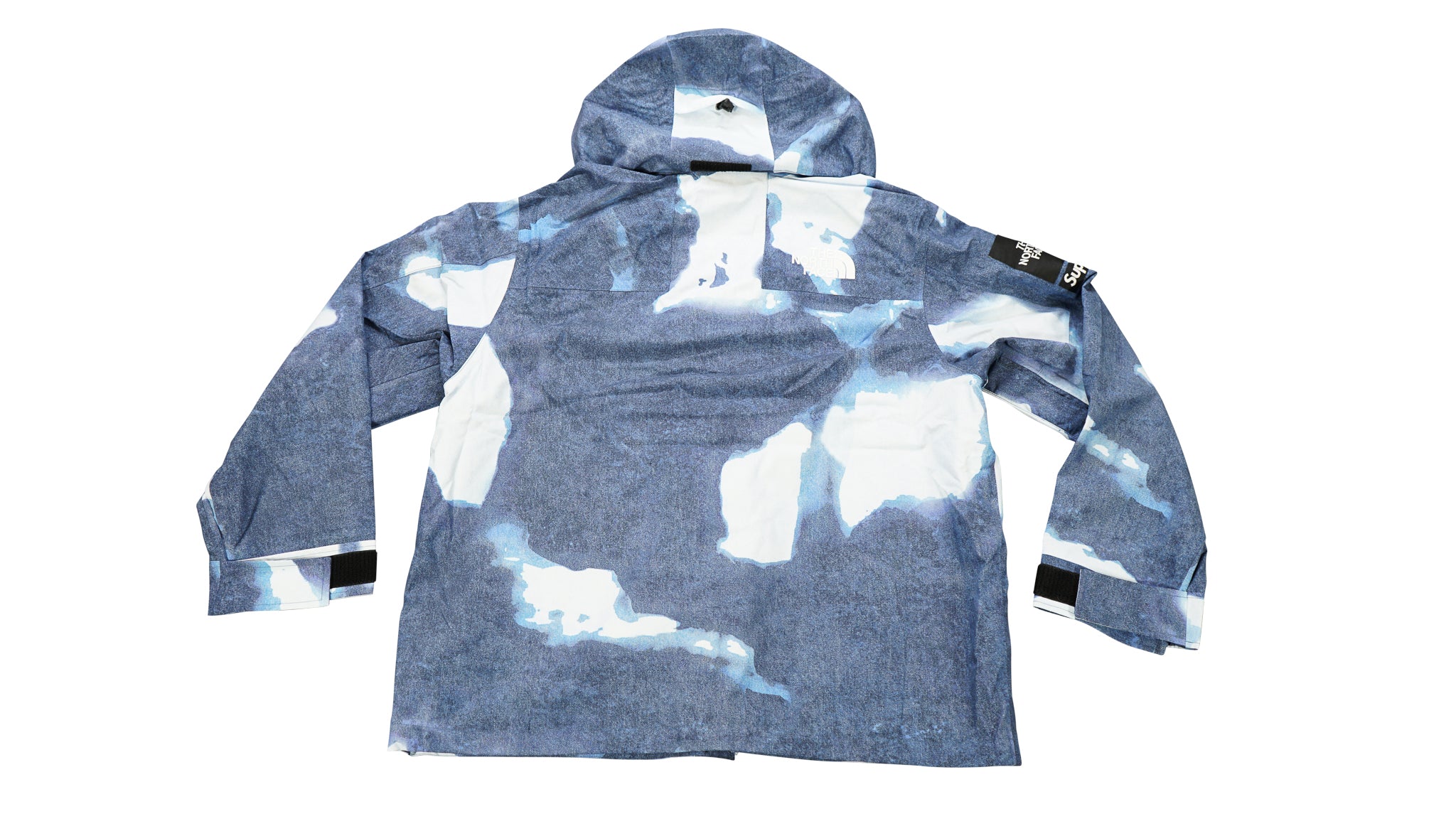 正規通販 Bleached Denim Denim Print Mountain Print Jacket The