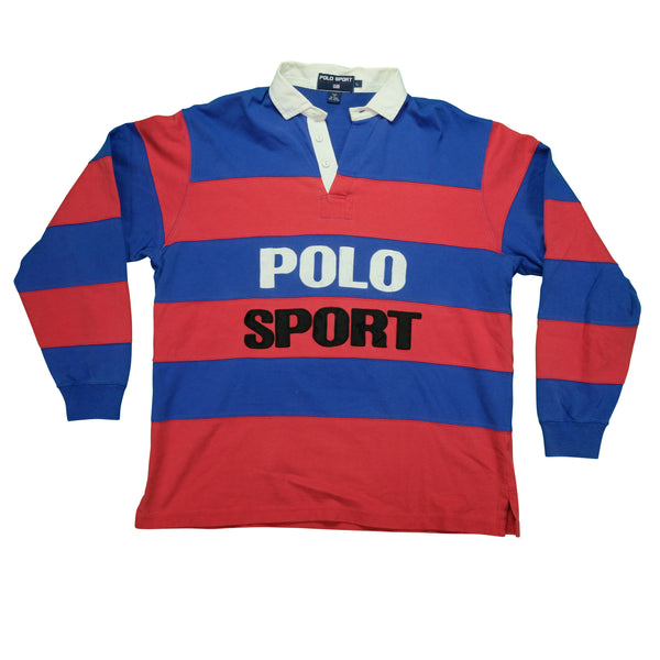 Vintage 90's Polo Sport Ralph Lauren Rugby Shirt Medium 