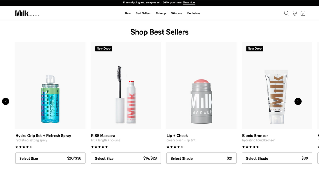 High Converting Homepage For Beauty And Cosmetics Brands