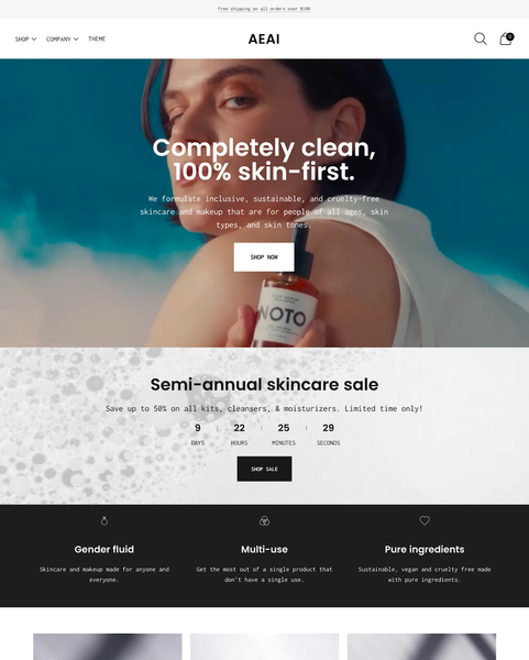 Spark - Best Shopify Themes For Beauty And Cosmetics Stores