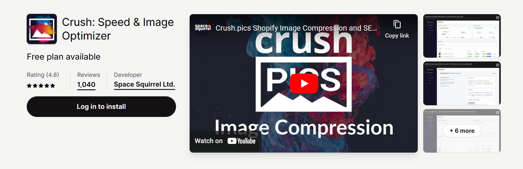 Crush: Speed & Image Optimizer