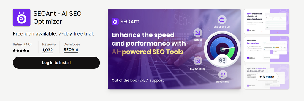 SEOAnt ‑ AI SEO Optimizer