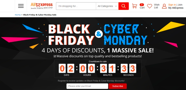 bfcm sale countdown timer 