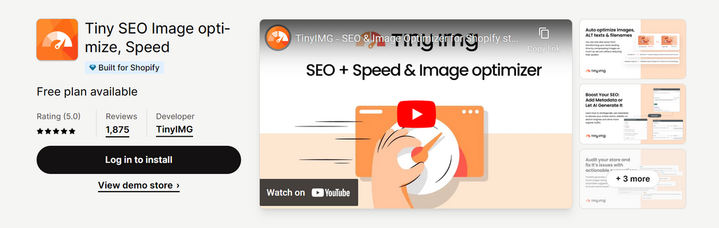 Tiny SEO Image Optimize