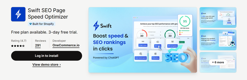 Swift SEO Page Speed Optimizer