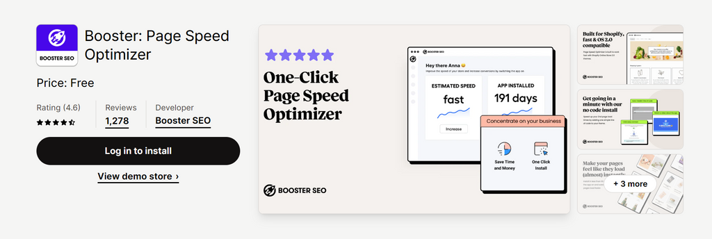 Booster: Page Speed Optimizer