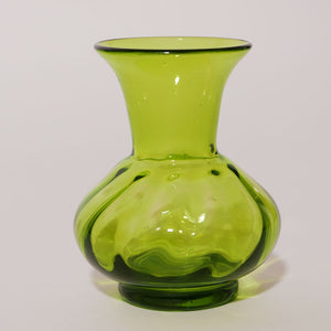 vintage glass anchor hocking vase