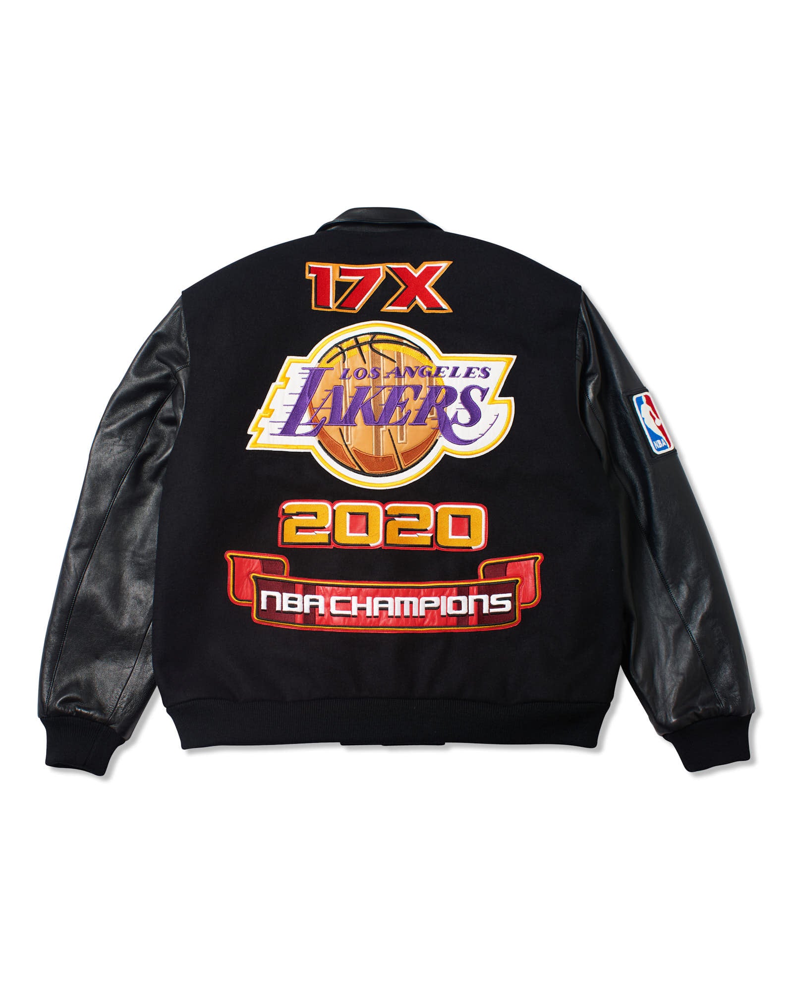 LOS ANGELES LAKERS 2020 CHAMPIONSHIP WOOL / LEATHER JACKET (PRE-SALE ...