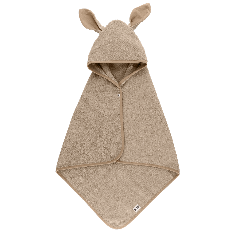 Kangaroo Hoodie Towel Baby – Vanilla