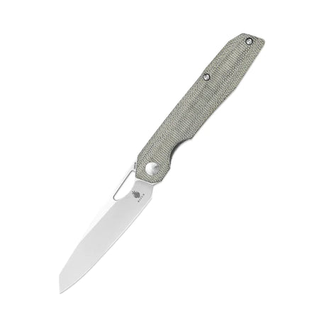 Comet Liner Lock Knife Green Brass & Micarta Green V3614C1-Kizer