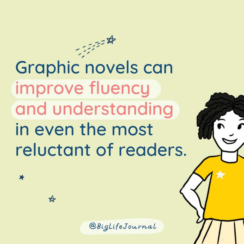 Graphic novels can improve fluency