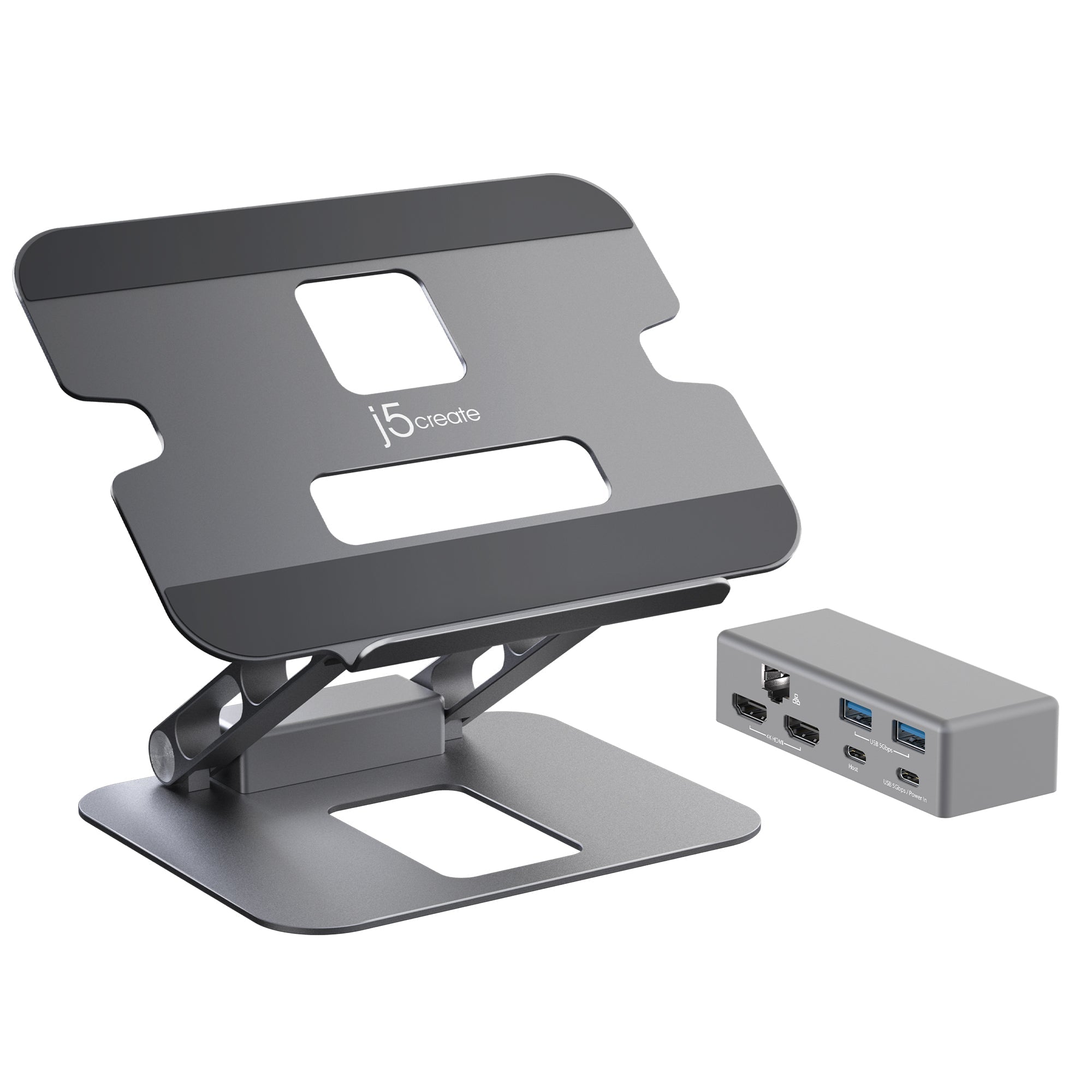 JTS427 Multi-Angle Dual HDMI Docking Stand（ドッキングステーション