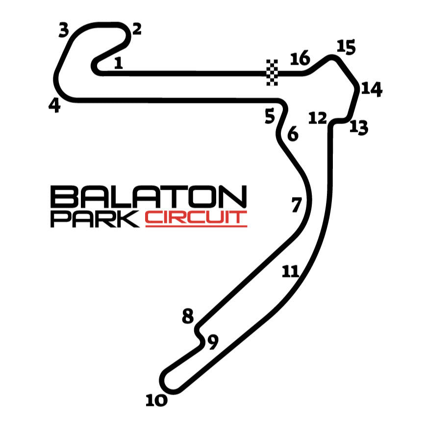Trackday Balaton Park Circuit Track-Map