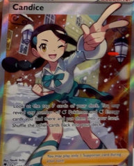 pokemon silver tempest trainer card Candice