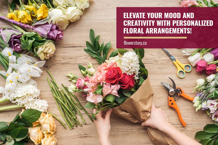 Elevate your mood and creativity with personalized floral arrangements!