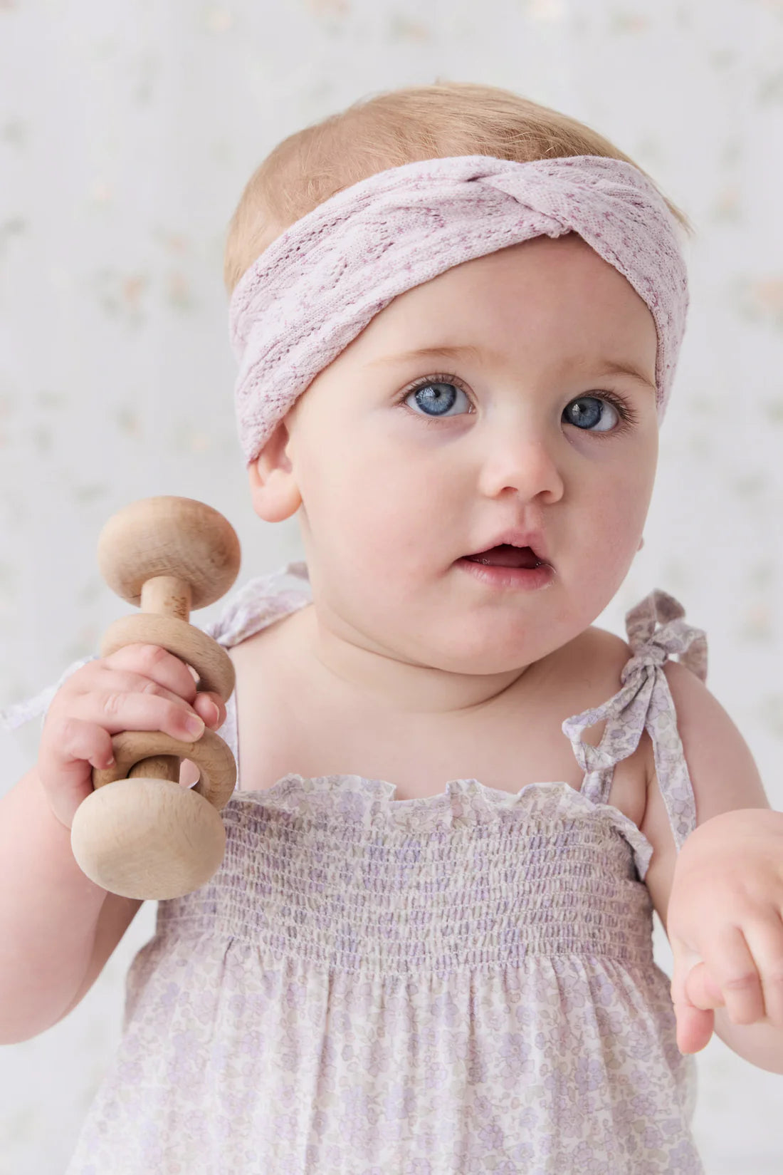 Organic Cotton Summer Playsuit - Chloe Lavender - Image 3